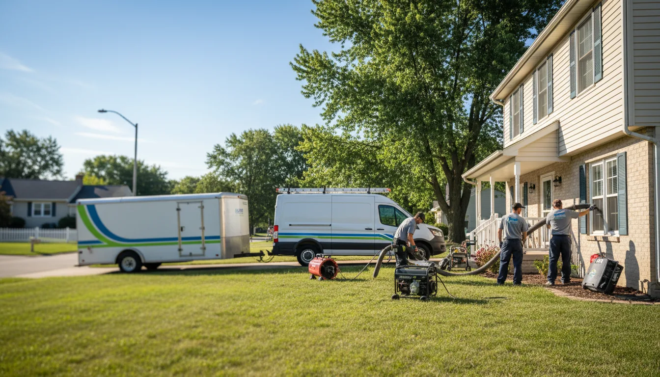 Flooded Basement Restoration And Cleanup With Repair in Garvin, MN near me